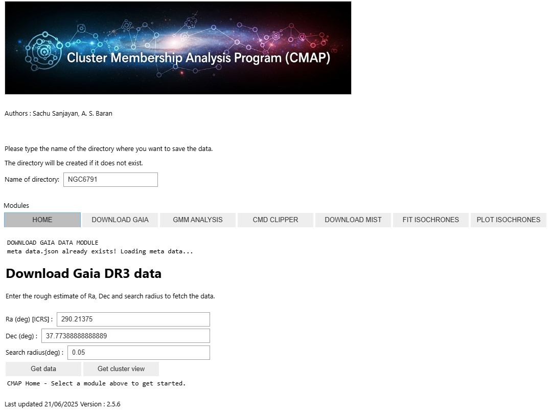 Simulated exoplanet atmosphere